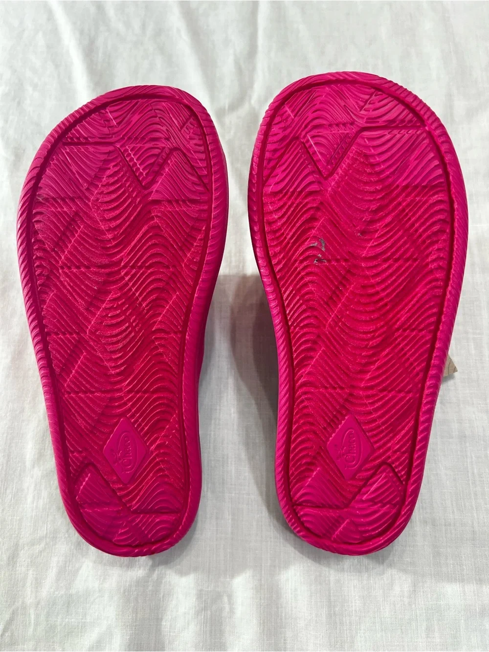 Chaco K’s Chillos Kids Magenta Pink Adjustable Slide Sandals Size 2